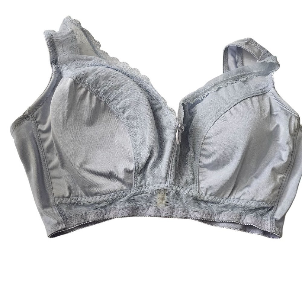 Rhonda Shear Powder Blue Style 676 Shapewear Leisure Bra in Size 3X